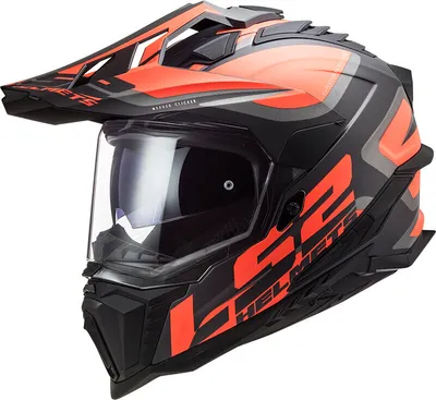 Obrázek produktu pro LS2 MX701 Explorer HPFC Old Motokrosová přilba Barva: Black Matt/Orange, Velikost: XL (61/62)