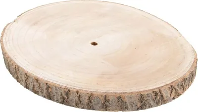 Produktbild von Paulownia-Holzscheibe in vielen Größen zur Auswahl, Größe:ca. 25x25 cm