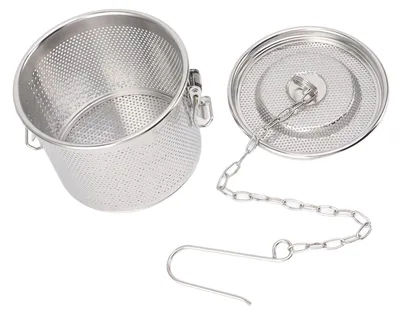 Productafbeelding van Roestvrijstalen Kruidenzeef met Ophangketting en Diameter van 12 cm