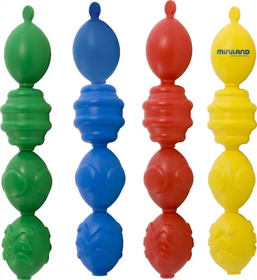 Produktbild von Miniland Kettensteckspiel Maxichain, 24 Teile, bunt