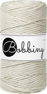Obrázek produktu pro Bobbiny Macrame Cord 3 mm 100 m Cashmere Beige Šňůra
