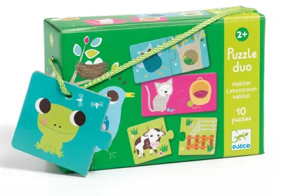 Image de Puzzle duo Habitat, Djeco