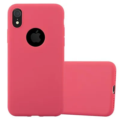 Immagine prodotto di Custodia Cadorabo per Apple iPhone XR custodia protettiva in rosso custodia per cellulare TPU custodia in silicone cover
