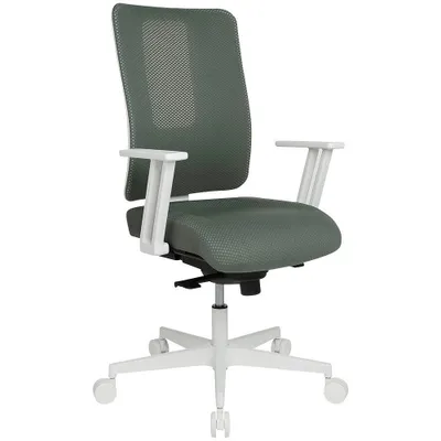 Produktbild von Topstar Bürostuhl Sitness Life 50, FY530E CR22 Stoff grau, Gestell weiß