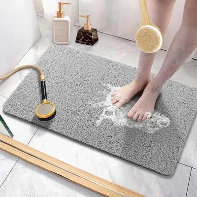 Produktbild von Duschmatte rutschfest, Badematten, Fußmatte, Massage Duschmatten für Nassbereiche Schnell mit Ablauflöchern, Trocknend, Anti-Schimmel