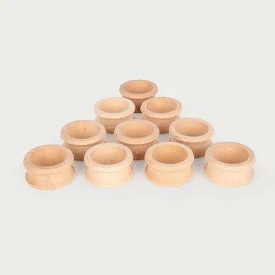 Immagine prodotto di TickiT 73905 Portatovaglioli in legno, set da 10 pezzi