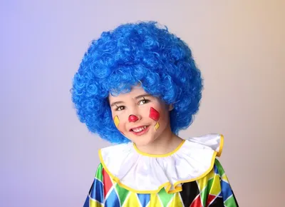 Produktbild von Hairperücke für Kinder Karneval Fasching Clownperücke, Farbe:pink