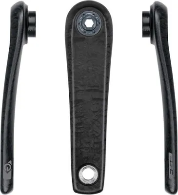 Image de Manivelles FSA pour vélo électrique, compatibles Bosch Gen.4/ISIS, 170 mm, noir - en carbone léger...