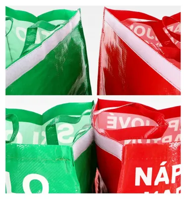 Produktbild von Sortierbeutel für Abfall SORT EASY PLASTIC, 30x30x40cm, 36l