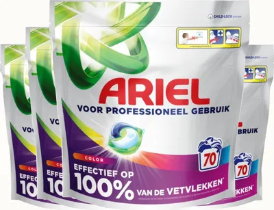 Produktbild von Ariel All in 1 Pods Color – 4x70 Wäschen – Vorteilspack