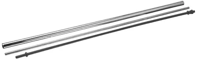 Duschstange 84 cm, Metall, Chrom, rund, Wandmontage