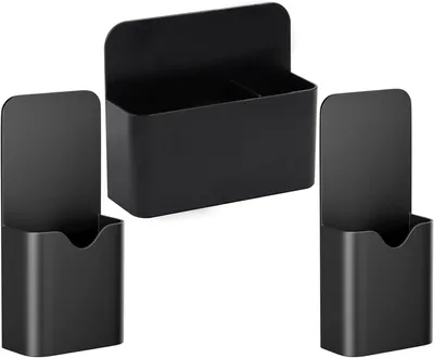 Immagine prodotto di Portapenne magnetici, set da 3 pezzi, per lavagne bianche e frigoriferi, ideali per l'organizzazione