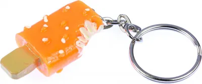 Produktbild von Eis am Stiel Schlüsselanhänger Miniblings Stieleis Eiscreme Stieleis orange
