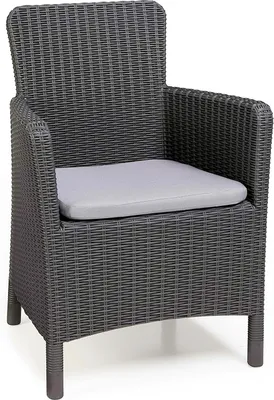 Produktbild von Keter 249588, Graphit, Grau, Rattan, 59 cm, 59 cm, 43 cm, 65 cm