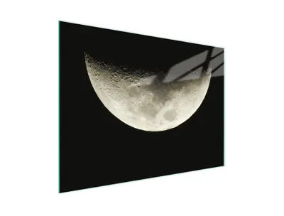 Immagine prodotto di Tagliere Piastra copriforno Tagliere multiglass 30x22 cm Luna Nero