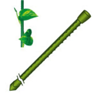 Obrázek produktu pro Tyč na rostliny 180x11 cm - zelená