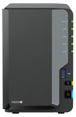 Obrázok produktu pre Synology DiskStation DS224+ NAS a úložný server Desktop Ethernet/LAN čierny J4125