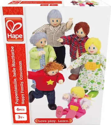 Zdjęcie produktu dla Hape Szczęśliwa Rodzina - Kaukaska