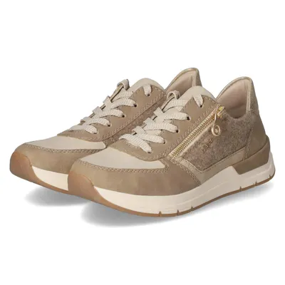 Obrázok produktu pre Rieker dámske tenisky na zips so šnurovaním a voľnou stielkou 58902, veľkosť:40 EU, farba:Beige