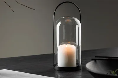 Zdjęcie produktu dla Flora świecznik tealight czarny.
