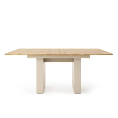 Produktbild von BEAUTYSOFA | Esstisch Ausziehbarer TERRA 140-185/75 cm Tisch in Cashmere/Eiche, Modern & Skandi Stil