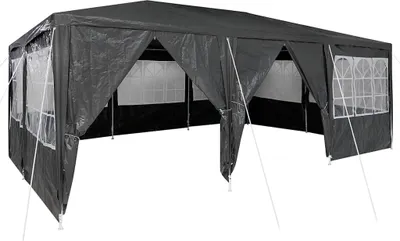 Immagine prodotto di vidaXL Tenda party antracite e bianca 600 x 400 x 266 cm
