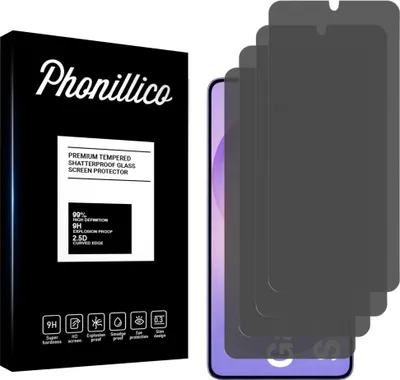 Produktbild von Hartglas Anti-Spy für Samsung Galaxy S26 ULTRA [4 Stück] Schwarze Displayschutzfolie Screen Protector Film Privacy Anti-Kratzer Glas Resistant Phonillico®