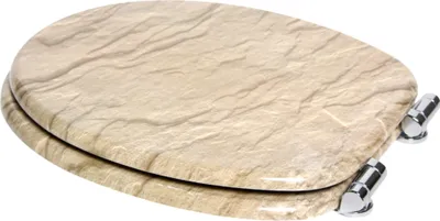 Obrázok produktu pre SANILO® WC sedadlo s automatickým spúšťaním a rýchlouzáverom v odtieni Sand Stone, WC sedadlo priamo od výrobcu, WC sedadlo, WC doska, WC sedadlo