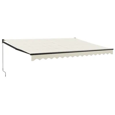 Immagine prodotto di Tenda da sole retrattile vidaXL color crema, 4,5 x 3 m, in tessuto e alluminio