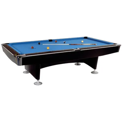 Produktbild von Poolbillardtisch Clubmaster 8ft. 8ft.Wurzelhoz Bandenrahmen