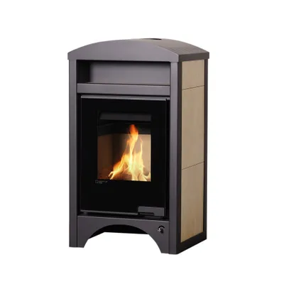 Image de HS FLAMINGO poêle à bois AQUAFLAM VARIO BARMA 11/7 kW - Érable
