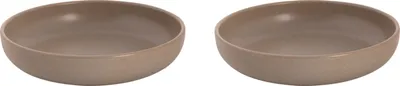 Produktbild von Palmer Sandy Loam, Schale, Ø 22 cm, 2 Stück, grau Steinzeug