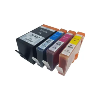 Productafbeelding van Inktpatronen set, compatibel met HP 920 XL, zwart, cyaan, magenta, geel, voor HP OfficeJet 6000, 6500, 7000, 7500