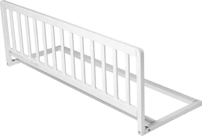 Zdjęcie produktu dla Safetots drewniana osłona łóżka, biała, wysokość 38 cm x szerokość 110 cm