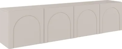 Produktbild von Selsey Arkadia - TV-Lowboard 4-türig mit gefrästen Fronten, Kaschmirgrau 200 cm