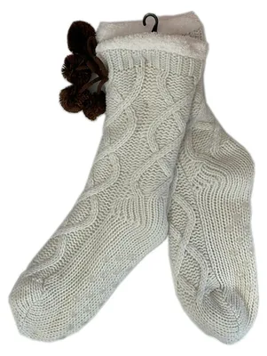 Produktbild von Da Home Socks Hüttenschuhe Stoppersocken gefüttert Gr 39-42