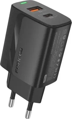 Immagine prodotto di Foneng Eu66 A+C 2 (Pd20W) Caricabatterie Nero