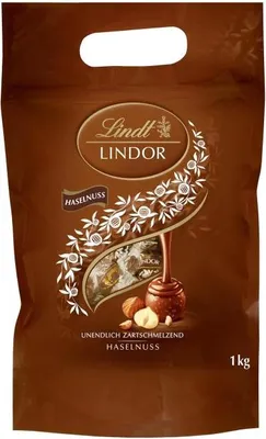Produktbild von Lindt Lindor Kugeln Vollmilch Haselnuss 1kg