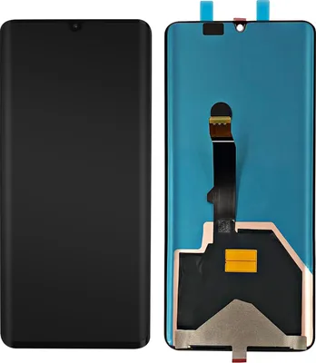 Image de Clappio, écran de remplacement compatible avec le Huawei P30 Pro, écran prémonté, noir