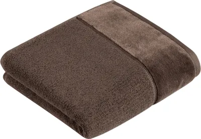 Produktbild von Vossen Handtuch Pure Vegan Life Farbe toffee Größe 60x110 cm