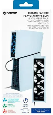 Produktbild von Bigben Interactive PS5SCOOLINGFAN, Kühlgebläse, PlayStation 5 Slim, Schwarz, Weiß, Blau, Kabelgebunden, 99 mm