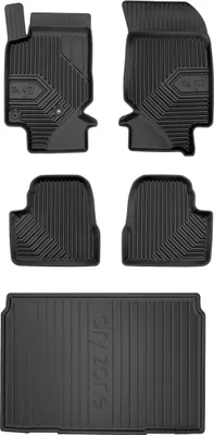 Obrázok produktu pre SET 77 Gumové rohože a rohože Peugeot 208 2 HB od roku 2019-kz