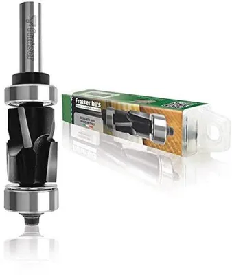 Produktbild von Einbaufräse mit 8 mm Oberlager für Holz und Laminatränder - Trimfräse für Handfräsen und Oberfrästische