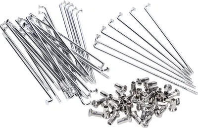 Obrázek produktu pro Sada paprsků 143,5 mm M3,5 16 palců chromované pro Simson S50, S51, S53, S70, S83, KR50, KR51/1, KR51/2 Schwalbe, Sperber, Habicht, Star