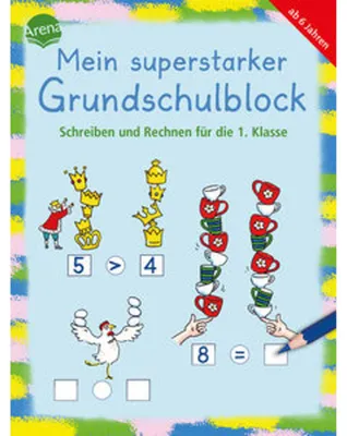 Obrázok produktu pre Mein superstarker Grundschulblock. Schreiben und Rechnen für die 1. Klasse