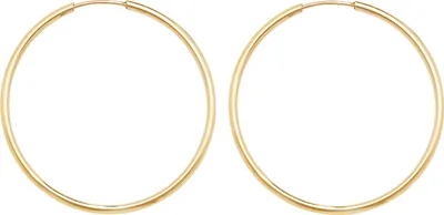 Image de or 9 carats (375) Damen - Paire d'anneaux - 30mm ; WJS3858
