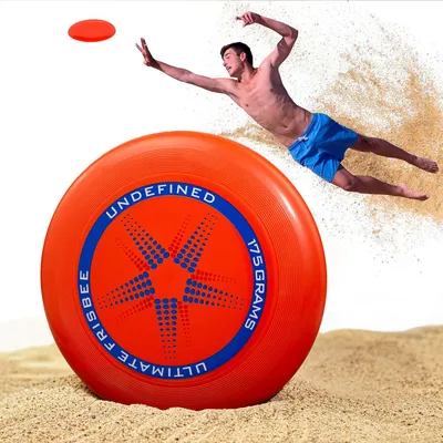 Produktbild von Frisbee Scheibe perfekt für Kinder Erwachsene Hundefrisbee Spielzeug Outdoor Rot