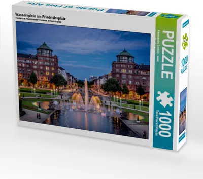 Produktbild von Calvendo Wasserspiele am Friedrichsplatz 1000 Teile Puzzle quer 640x480mm, Tortora - www.aroundthelight.c; 7442249