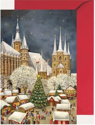 Obrázok produktu pre Mini adventný kalendár s motívom Erfurtskej katedrály od Anne Götze
