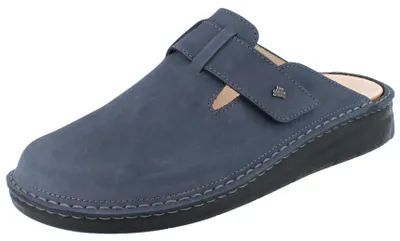 Produktbild von FINN COMFORT Petare Damen Herren Clog marineblau Nubukleder - Größe: 40